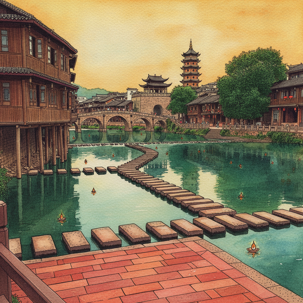 Fenghuang Ancient Town, Hunan, China example 3