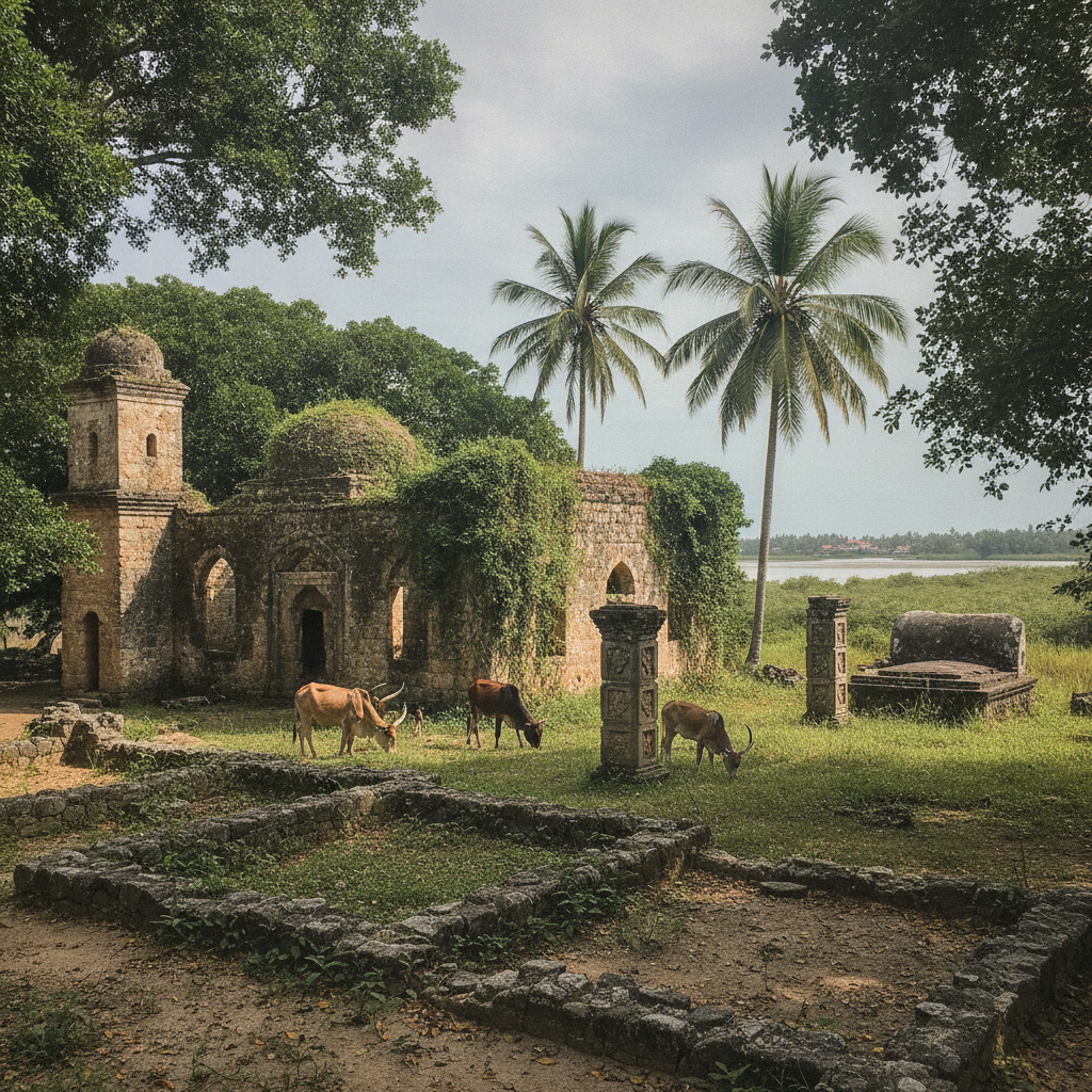 Vumba Kuu Ruins, Kwale County, Kenya AI-generated photoreal reference