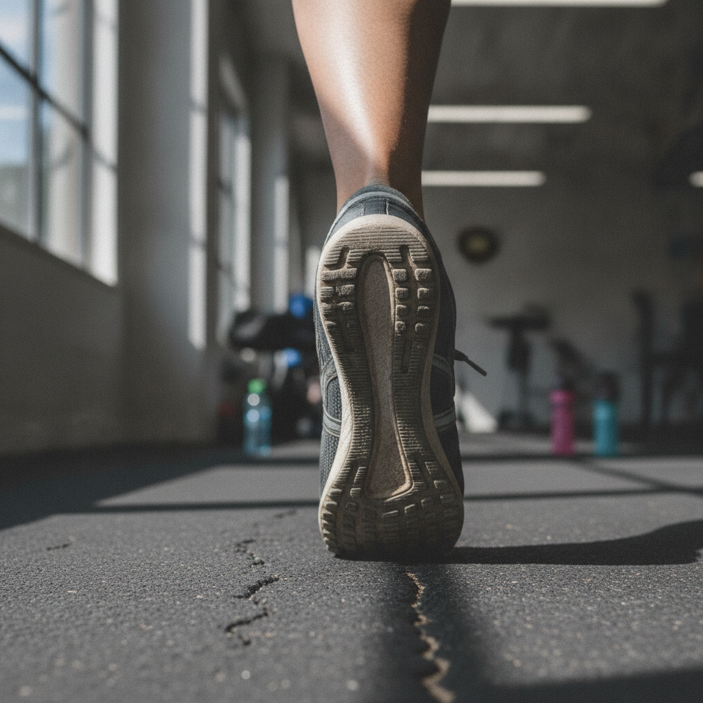 Foot Pushing Off Sprint AI-generated photoreal reference