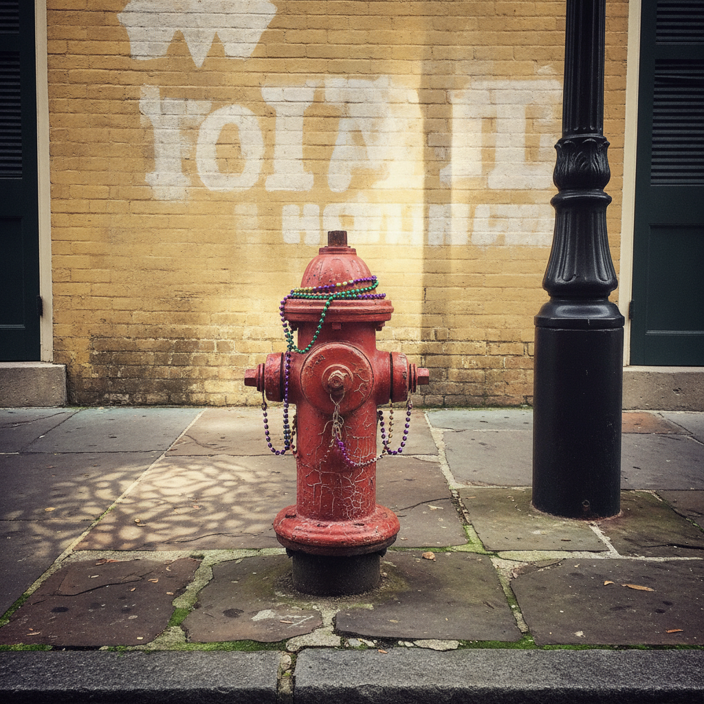 New Orleans French Quarter AI-generated photoreal reference