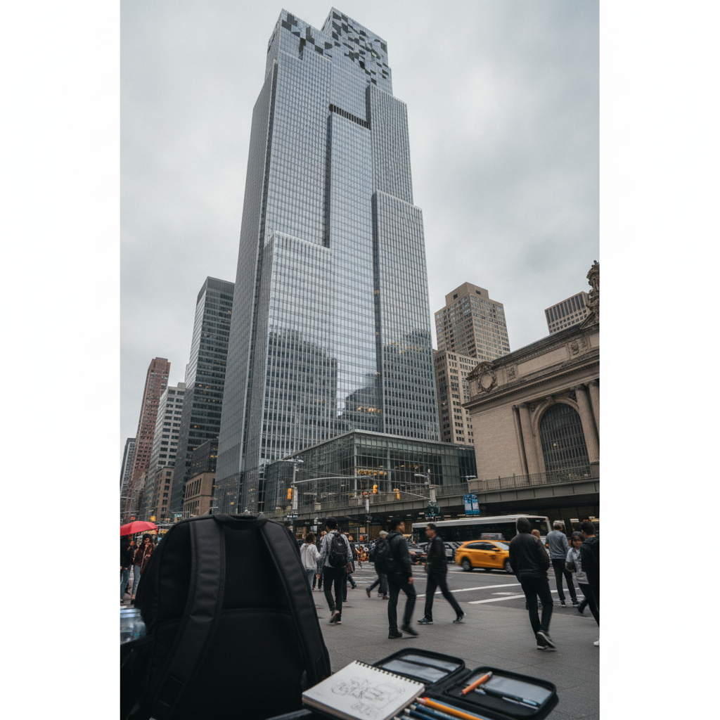 One Vanderbilt, Midtown Manhattan, New York, NY, USA AI-generated photoreal reference