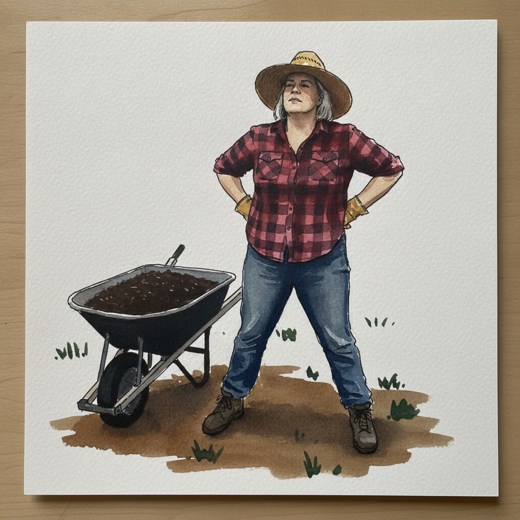 Short stocky woman example 1