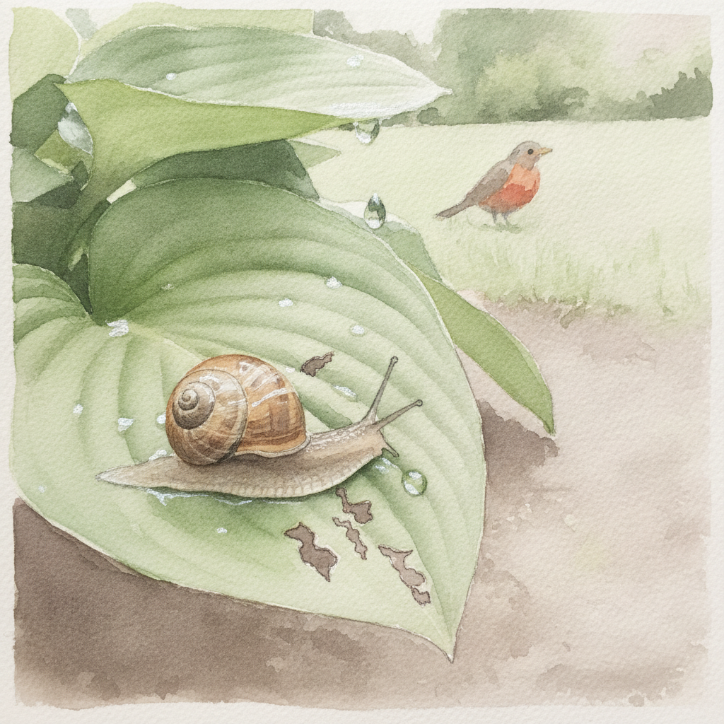 Brown garden snail example 1