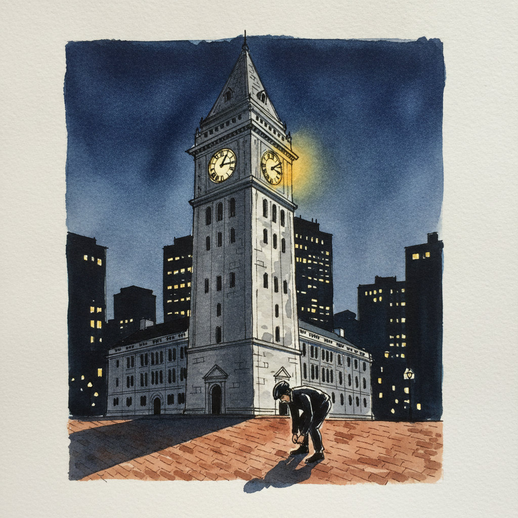 Old Customs House, Boston, 6:48 p.m. example 1