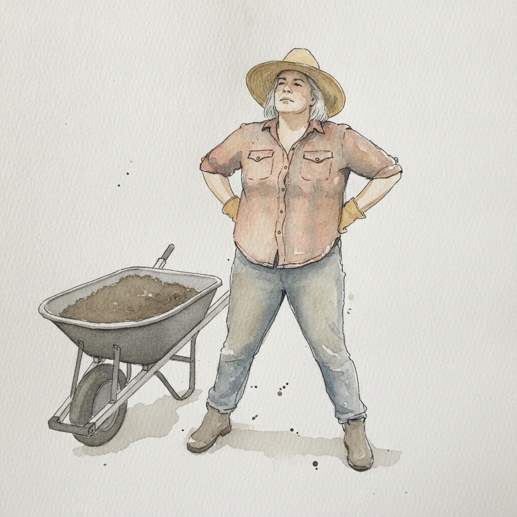 Short stocky woman example 2