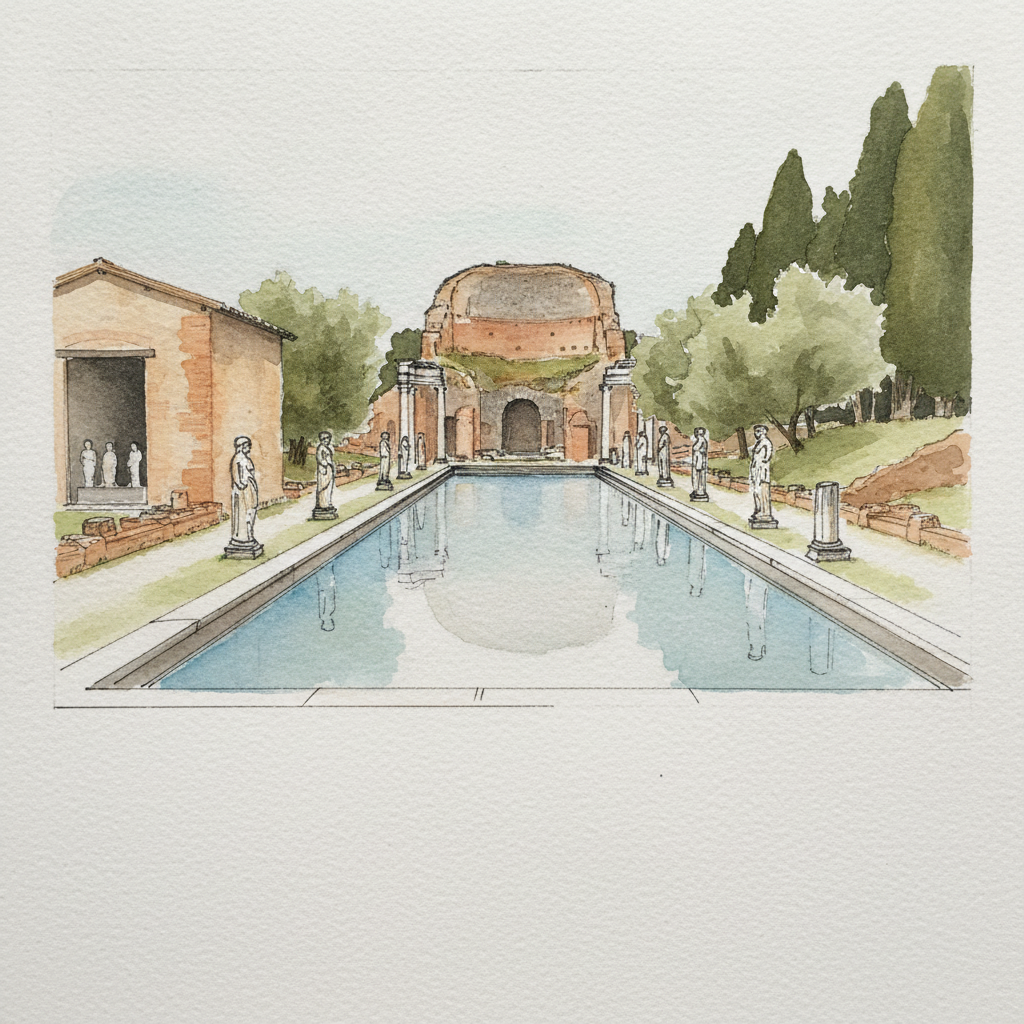 Hadrian's Villa, Tivoli, Italy example 2