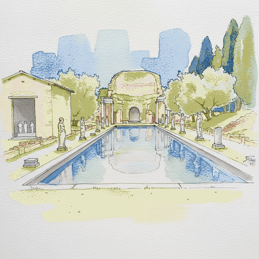 Hadrian's Villa, Tivoli, Italy example 3
