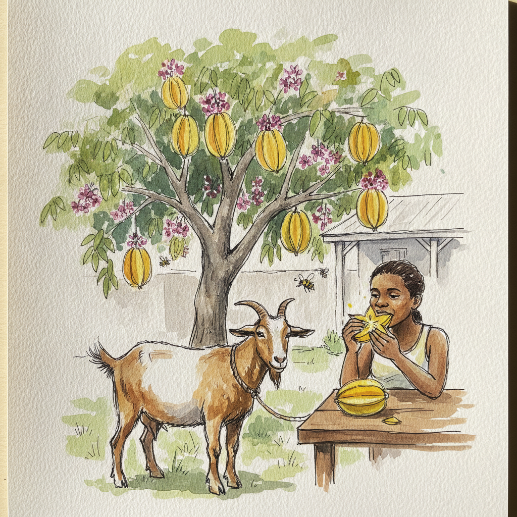 Star fruit (carambola) example 3