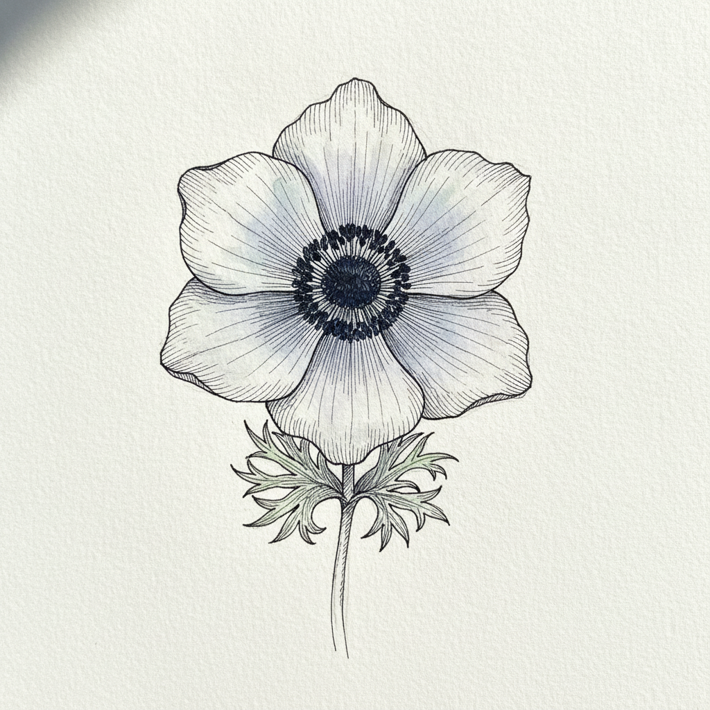 Anemone Greek Windflower example 1