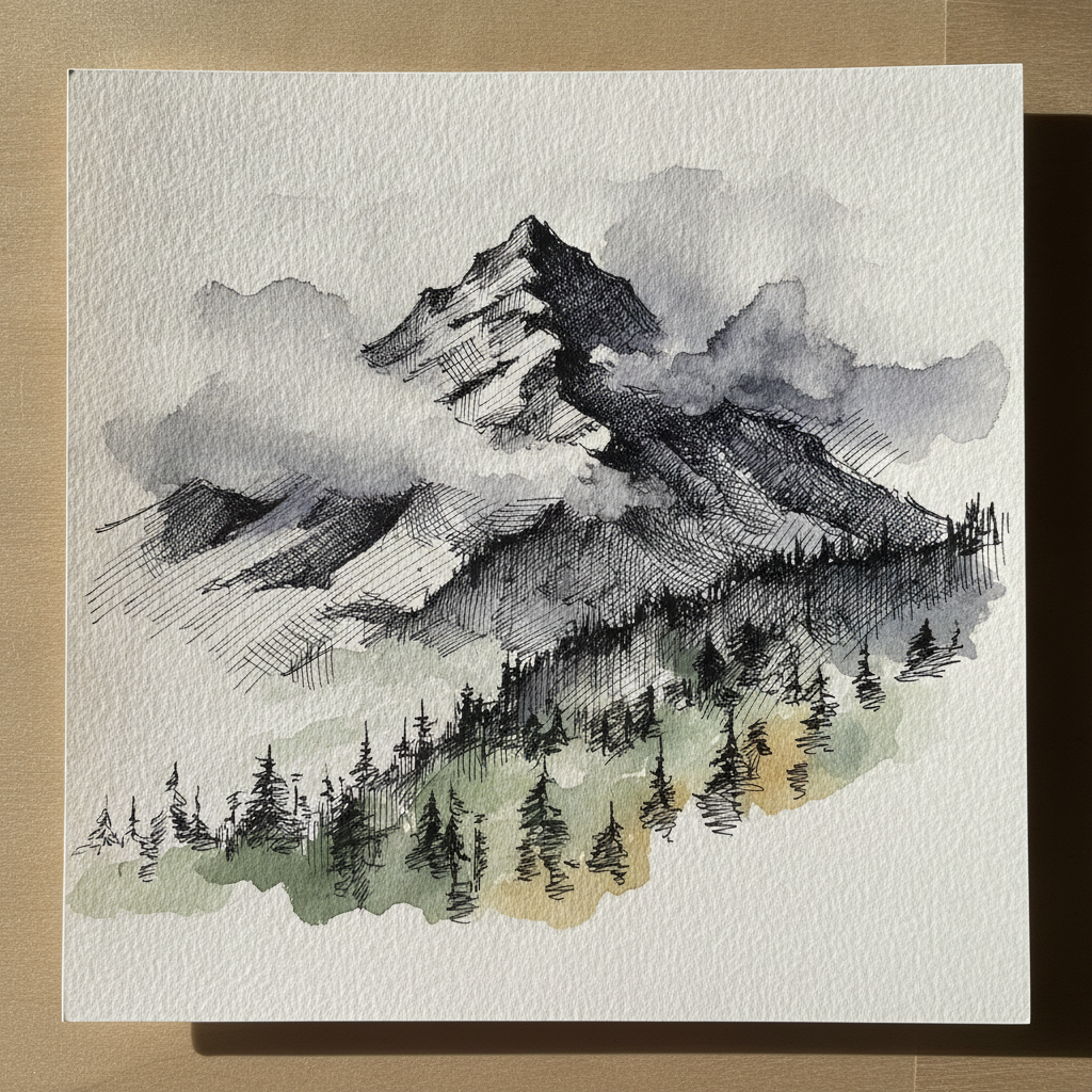 Mountain Fog Lifting example 1