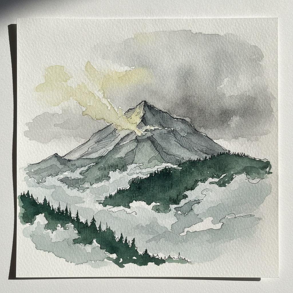 Mountain Fog Lifting example 2