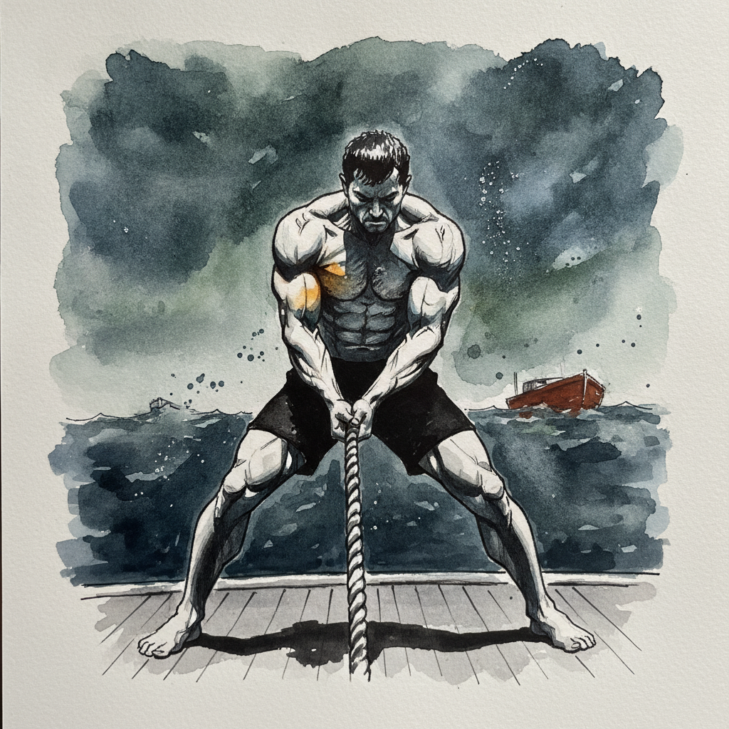 Lifting Anchor by Hand example 2