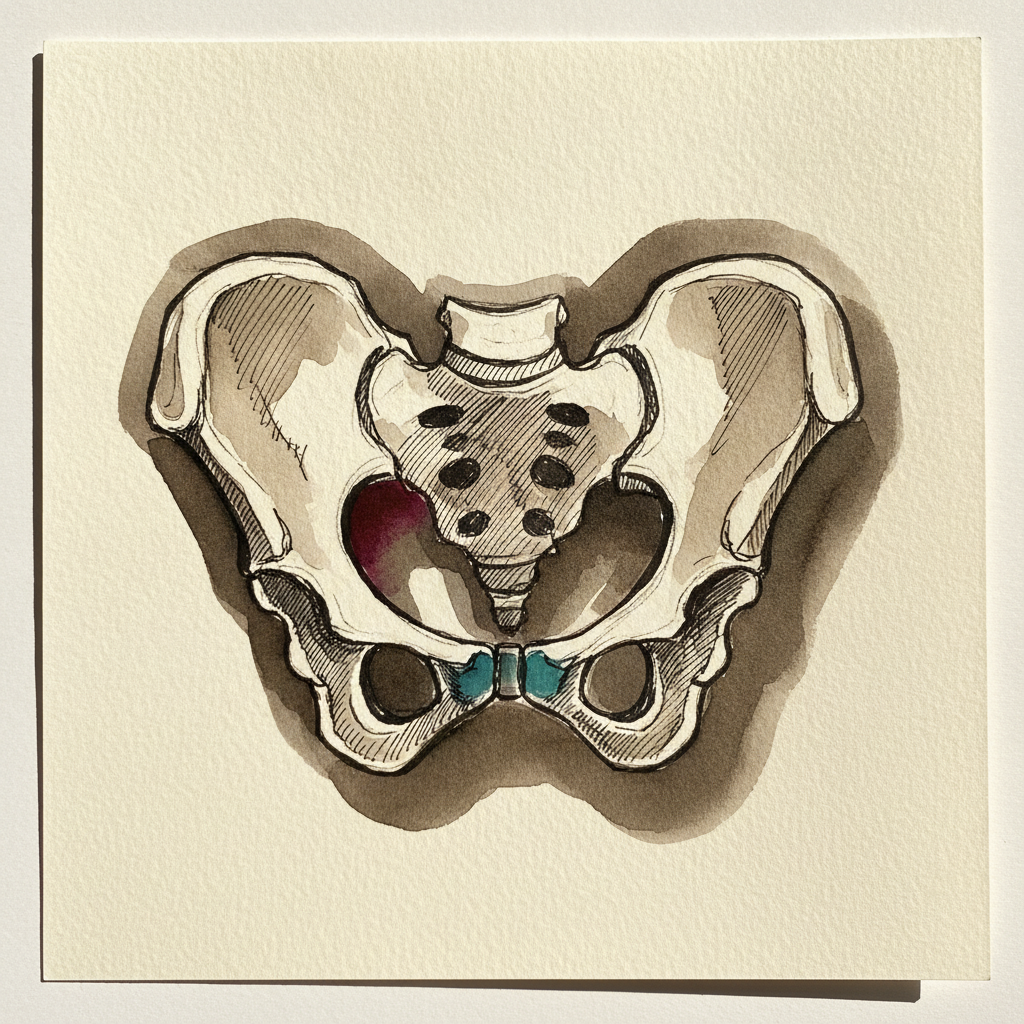 Pelvis Tilted Posterior example 2