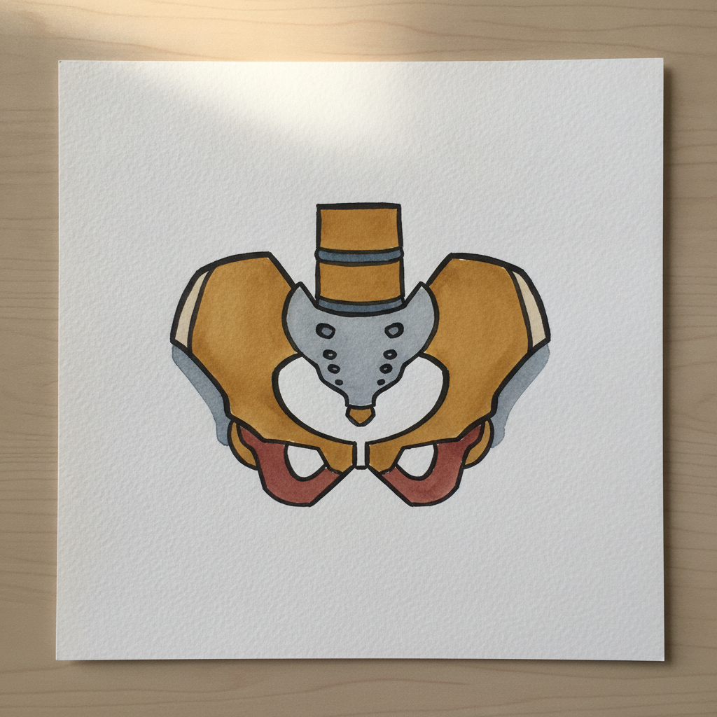 Pelvis Tilted Posterior example 3