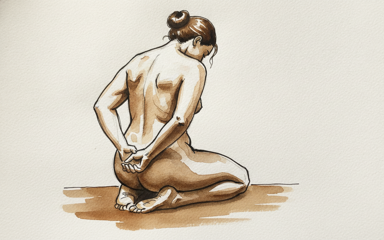 Nigerian woman 40s on platform edge example 1