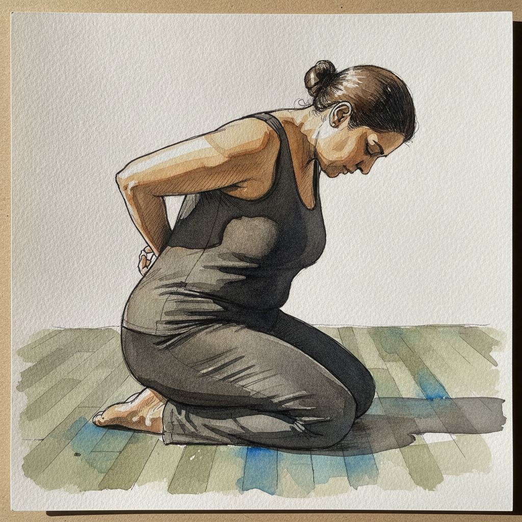 Nigerian woman 40s on platform edge example 2