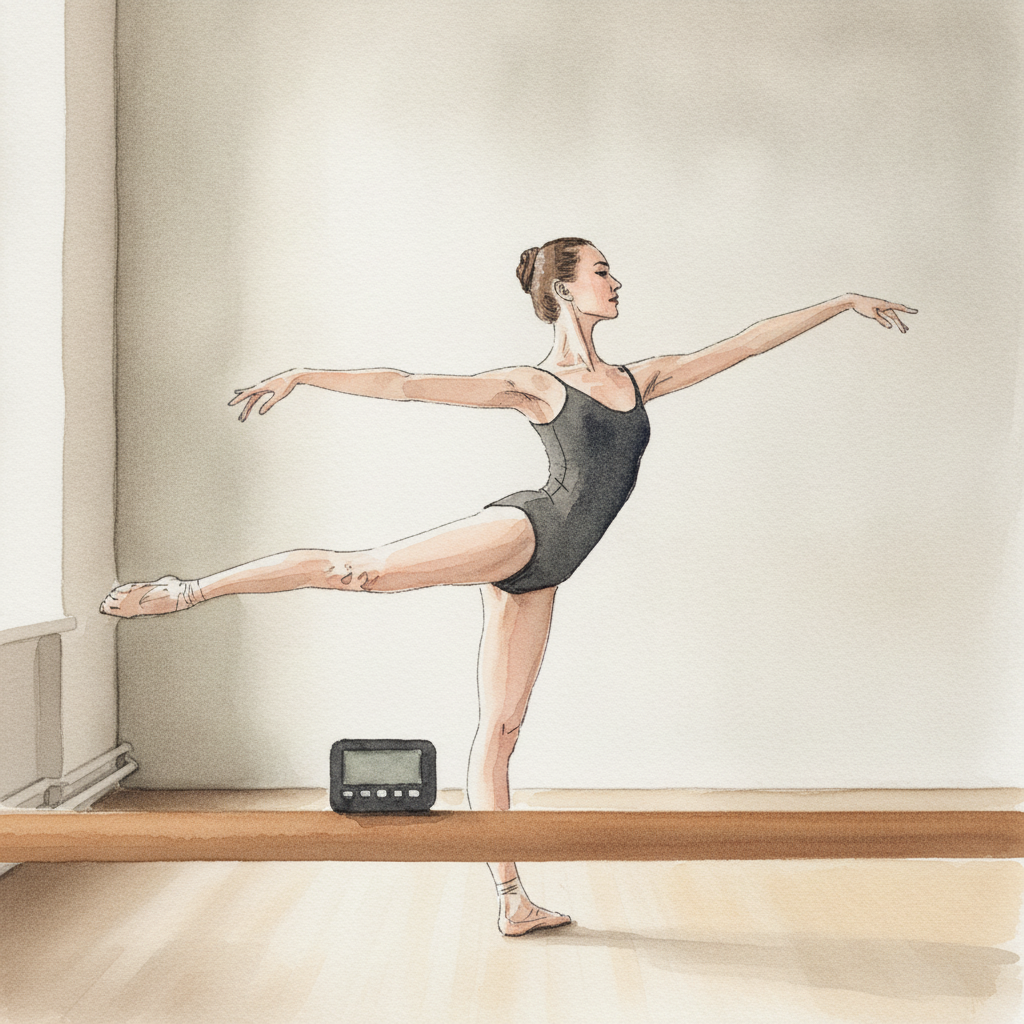 Mid-Pirouette Arabesque example 3