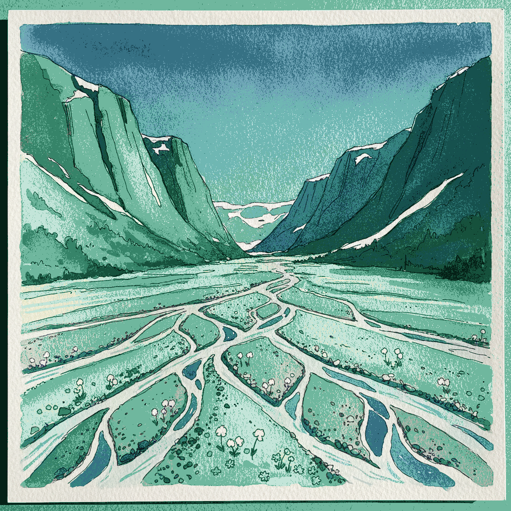 Akshayuk Pass tundra floor, Auyuittuq National Park, Baffin Island, July example 3