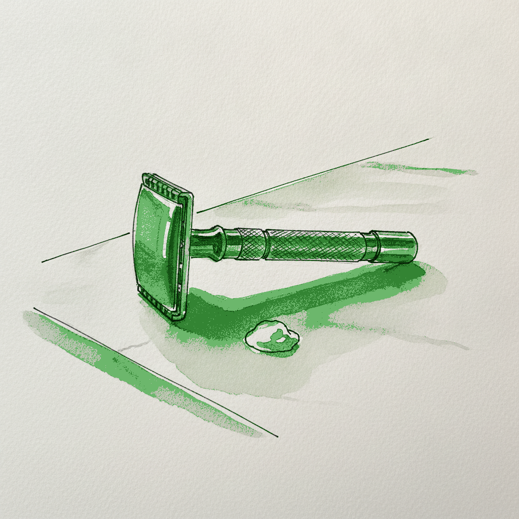 Safety Razor with Lather example 3
