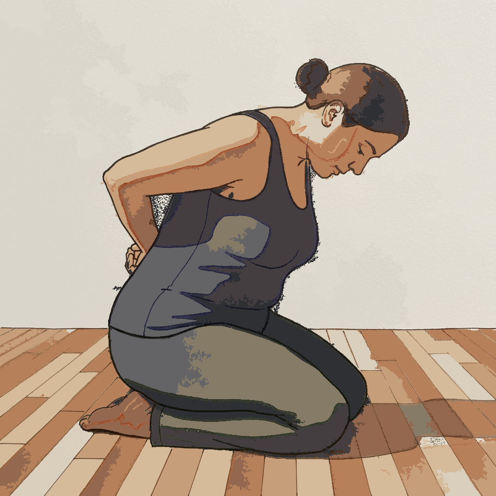 Nigerian woman 40s on platform edge example 3