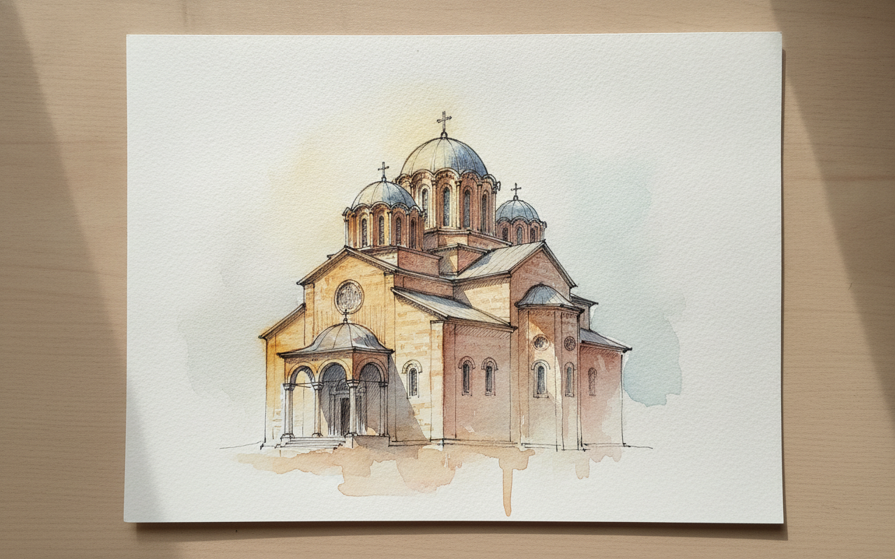 Gračanica Monastery, Kosovo example 1