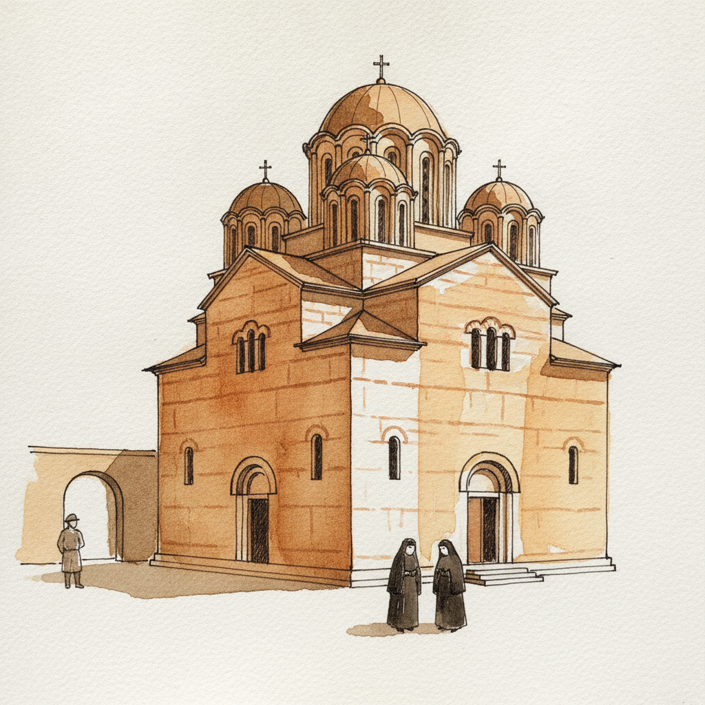 Gračanica Monastery, Kosovo example 2