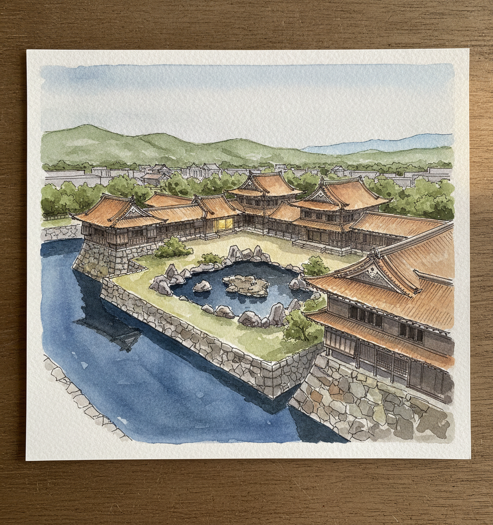 Nijō Castle, Kyoto, Japan example 2