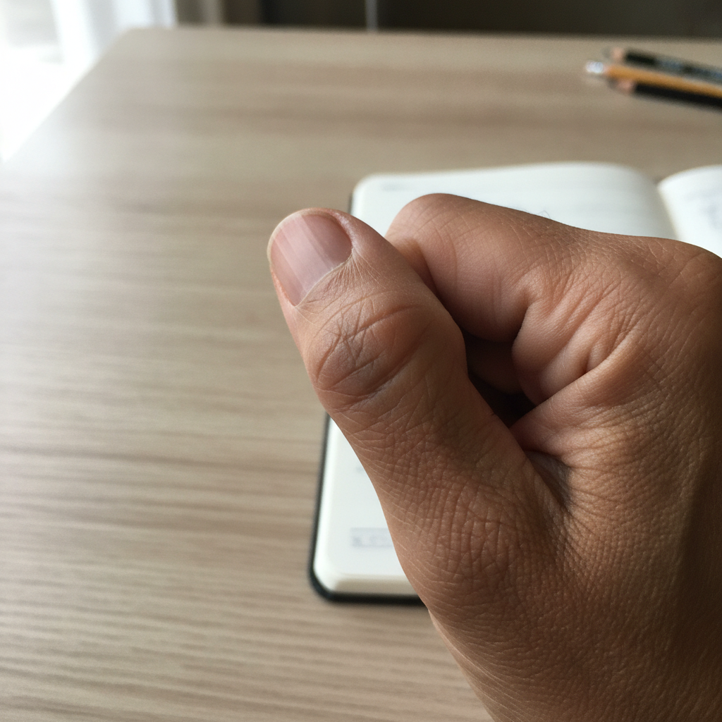 Aging Knuckle Closeup, Mixed-Race Woman 70s AI-generated photoreal reference