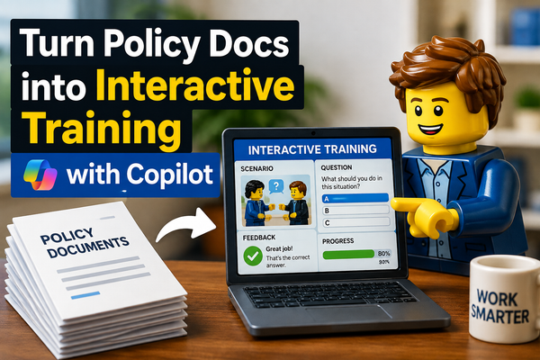 Copilot as an Instructional Designer: Building Interactive Policy Training