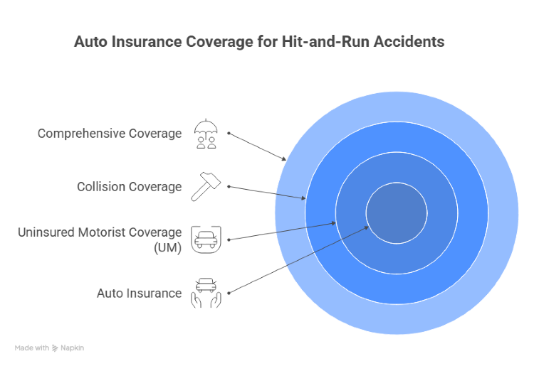 Auto insurance coverage for hit-and-run accidents