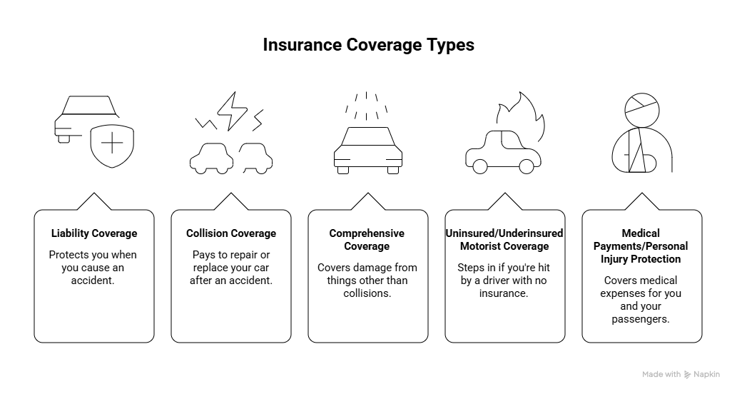 Insurance coverage types