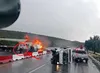 Man Escapes Fiery Death On Highway Corridor In Mexico