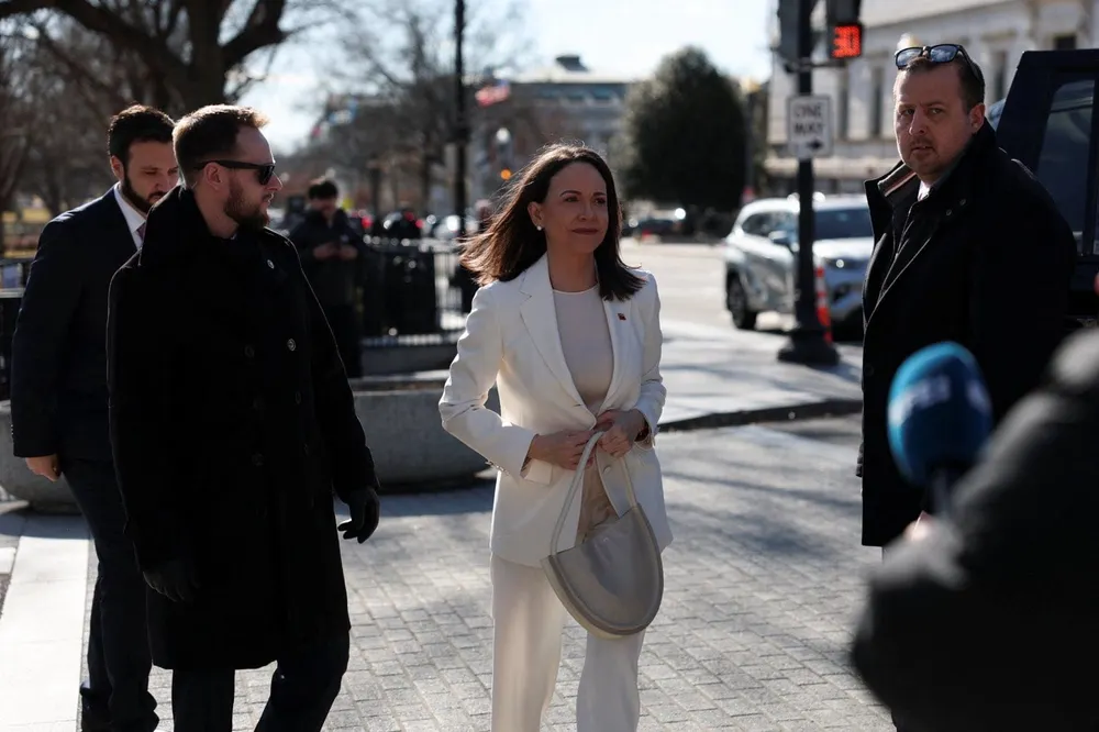 Venezuelan Opposition Leader Meets Trump at White House