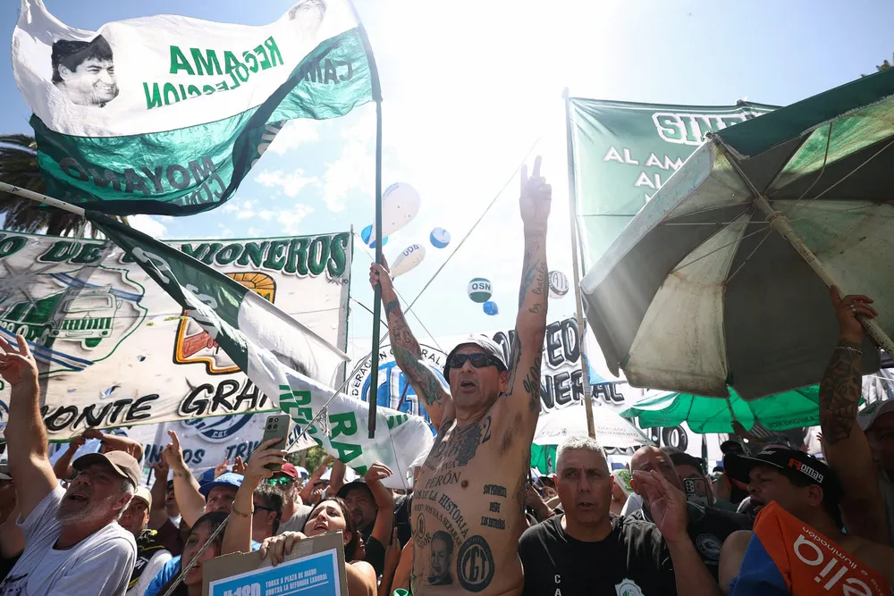 Argentina’s Largest Labor Union Declares Nationwide Strike Over Milei Reforms