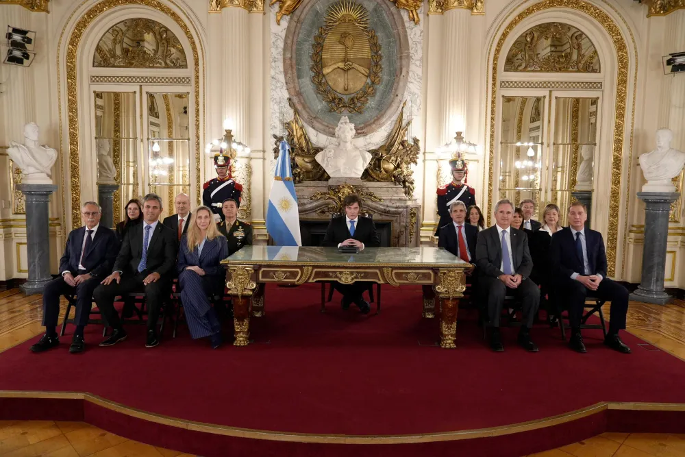 Milei Goes on National Broadcast For Falklands Announcement, Tests U.S. Historical Neutrality