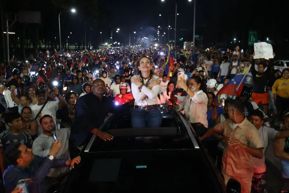 Machado Arrives in Caracas to Huge Crowds. What Does it Mean For Democracy in Venezuela?