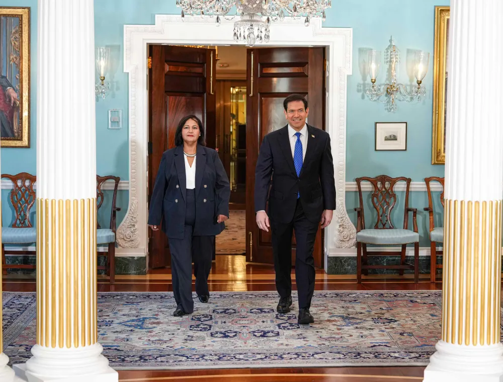 Rubio Backs Figuera Before New Venezuela Transition Talks