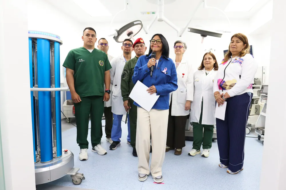 Delcy Rodríguez Says Machado Return a “Show,” Denies Political Persecution