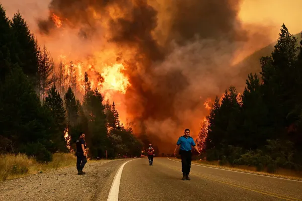 Wildfires Spread in Argentine Patagonia, Igniting Scares of Anti-Semitism