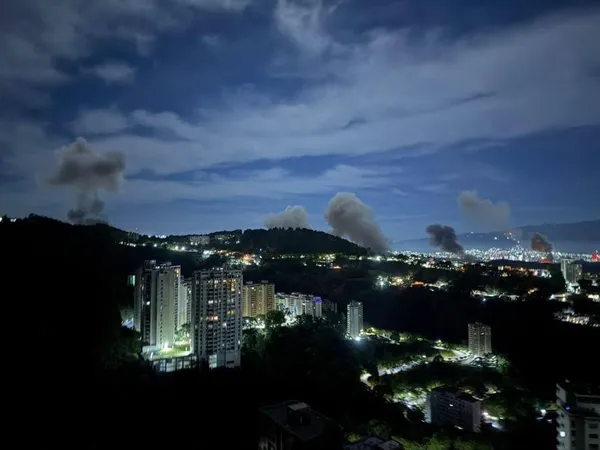 LARGE-SCALE AIR ASSAULT ON VENEZUELA ROCKS CARACAS