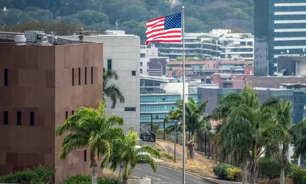 Seven Years Later, the American Flag Flies Again Over Caracas