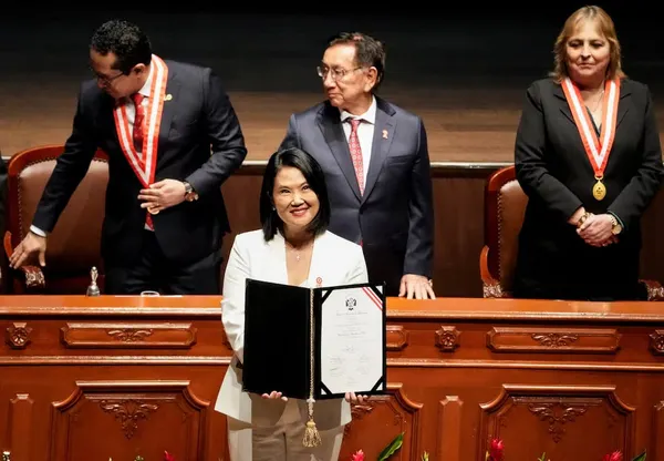 Keiko Fujimori Sworn In as Peru’s First Elected Female President, Marking Fujimorismo’s Return to Power In Lima
