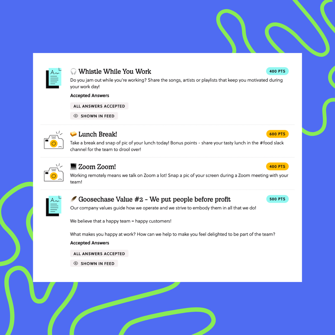 a snapshot of missions