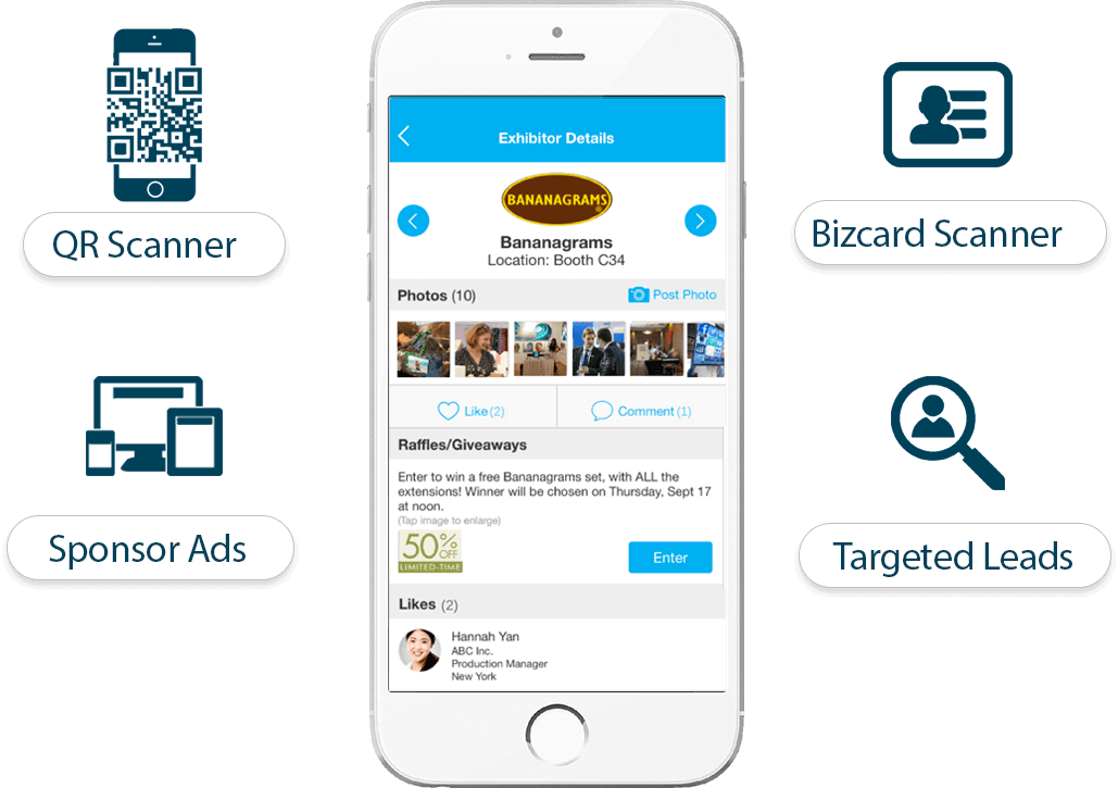 a screenshot of Whova platform in an Iphone