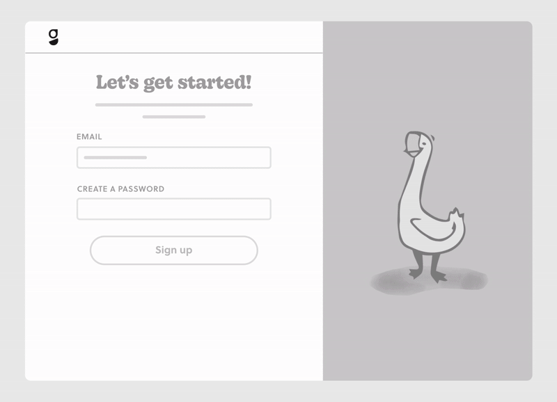 a clip of a goose signing in using SSO