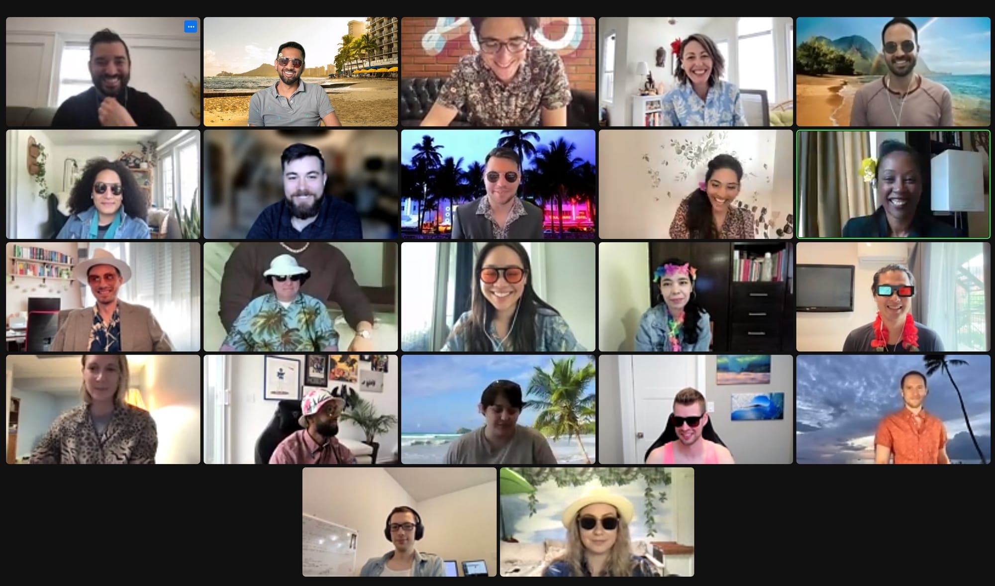 a screenshot of a team videocall