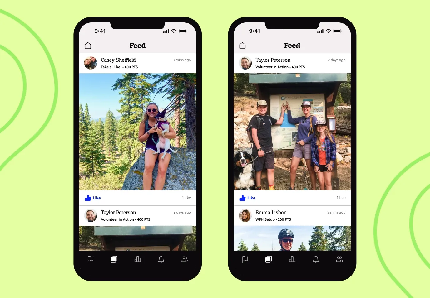 Goosechase activity feed