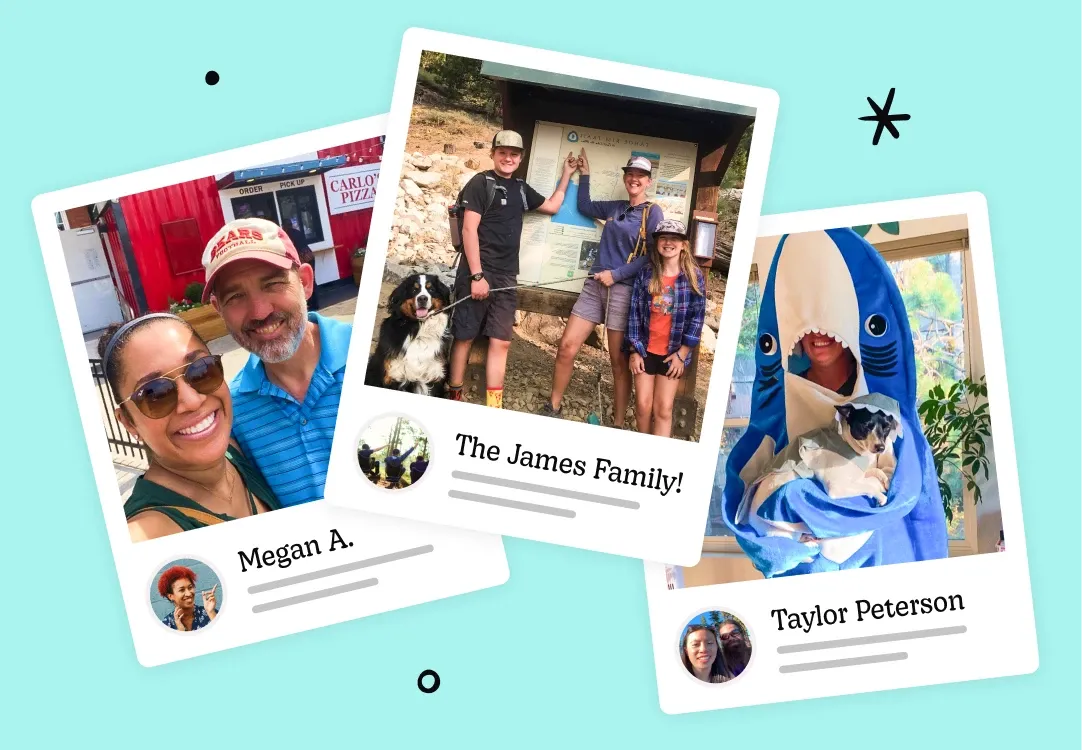 a collection of snapshots from engaged nonprofit participants