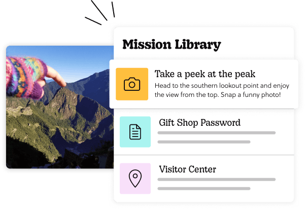 Drive traffic to your destination with Mission people want to complete