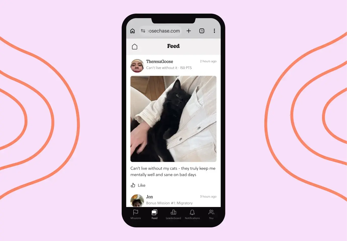 Goosechase now works on any mobile browser
